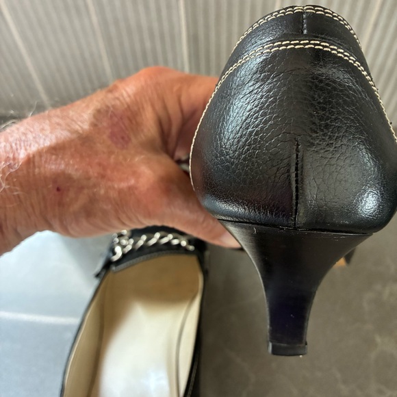 Coach Madeleine Vintage Leather Heels Womens Size 9B - Picture 5 of 15